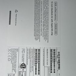 Brand Macbook Air M3 Sealed 
