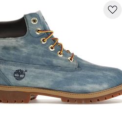 21 savage denim timberlands boots      Size 9 in men’s