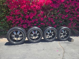 F150 truck tires and rims set of 4