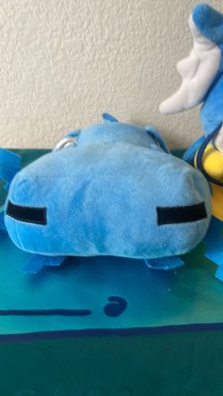 Plush toy  an axolotl for Minecraft in a Pikachu both for $22