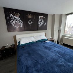 Turnbull Solid Oak Wood King Bed Frame – Originally $1,899 from CB2