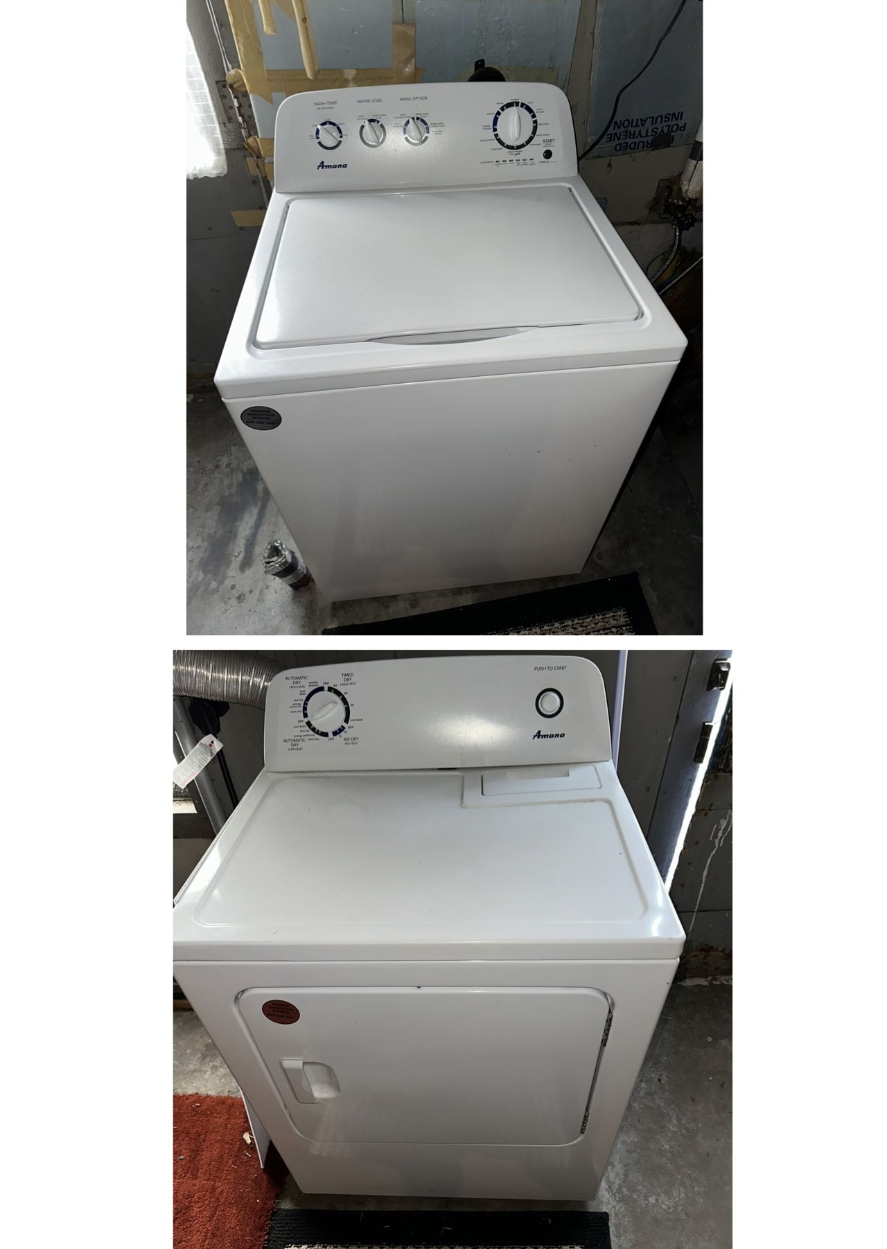 Amana Washer & Dryer
