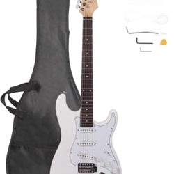 Ktaxon 39 Inch Electric Guitar, Full-Size Beginner Solid Body Electric Guitar Kit with Gig Bag