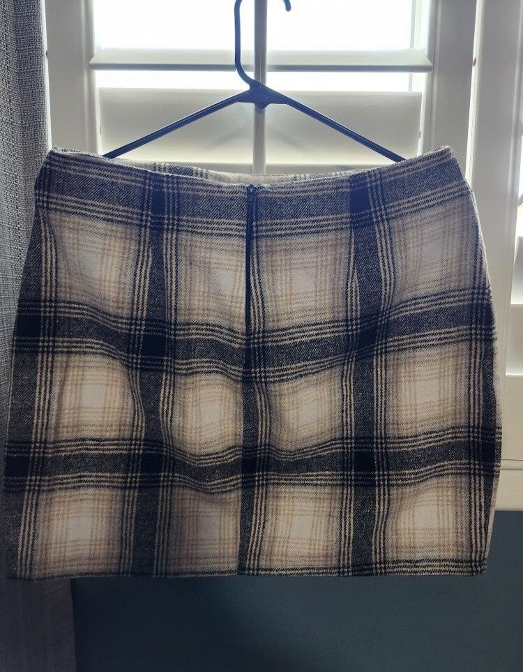 Black, White, and Brown Skirt