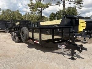 AMP 7 x 20 2' Mesh Landscape Utility Trailer 14k
