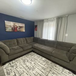 Sectional Sofa 2pc Gray