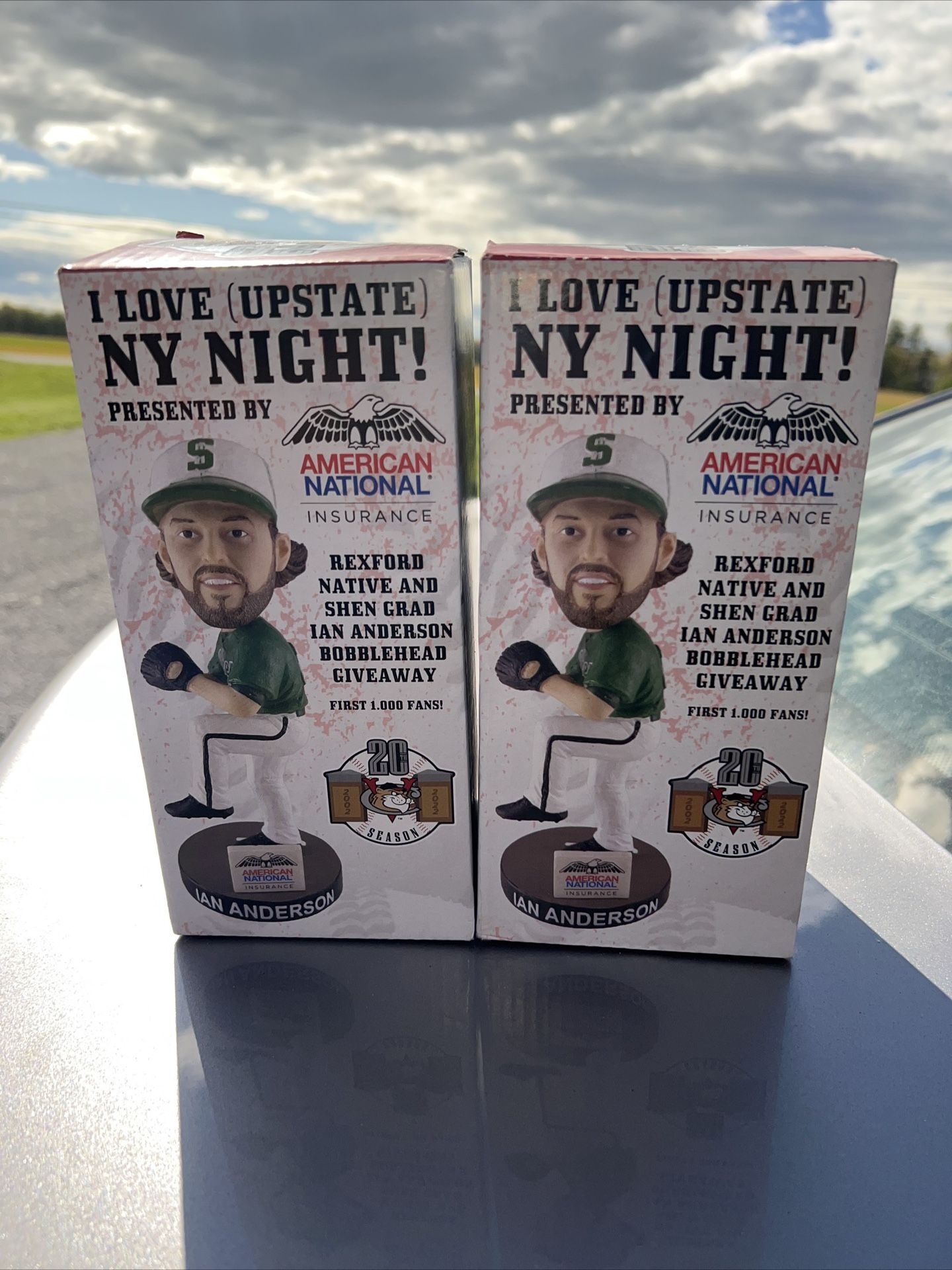 Tri City Valley Cats Ian Anderson Bobblehead Atlanta Braves SGA Valleycats