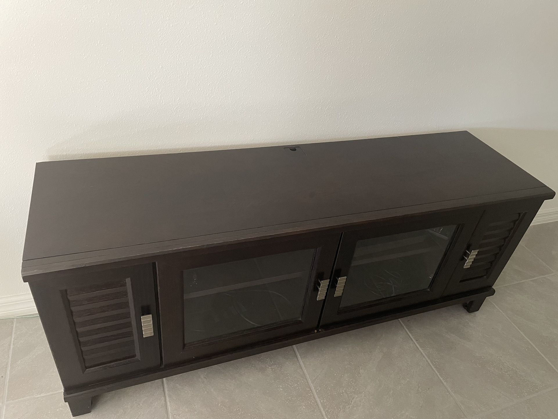 Wood TV Stand