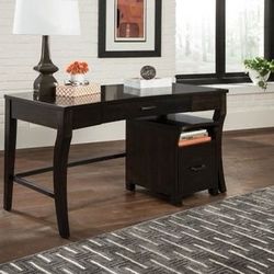 Brand New Smokey Black Writing Desk