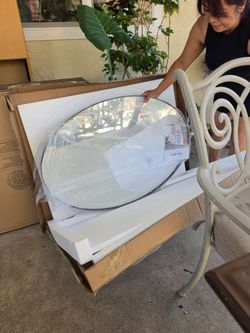 Andy Star Metal Oval Mirror