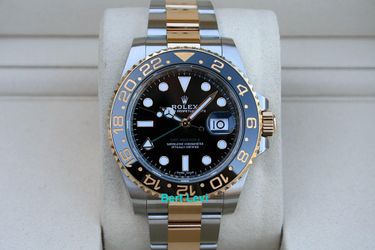ROLEX 116713 GMT MASTER II WATCH 18K/SS - T8059