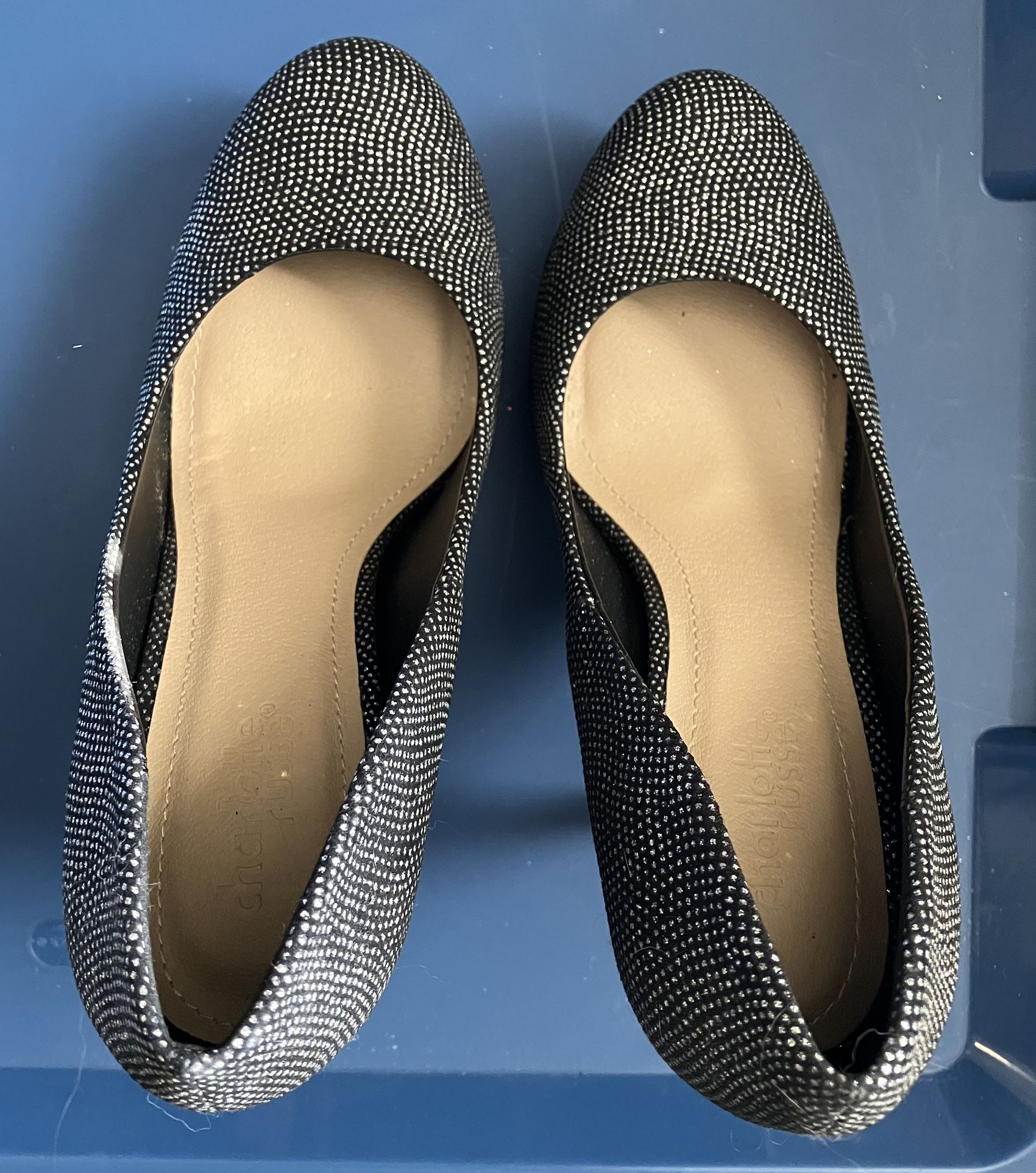 Sparkly Black Heels 