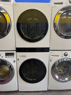 LG ThinQ Washer And Dryer Gas
