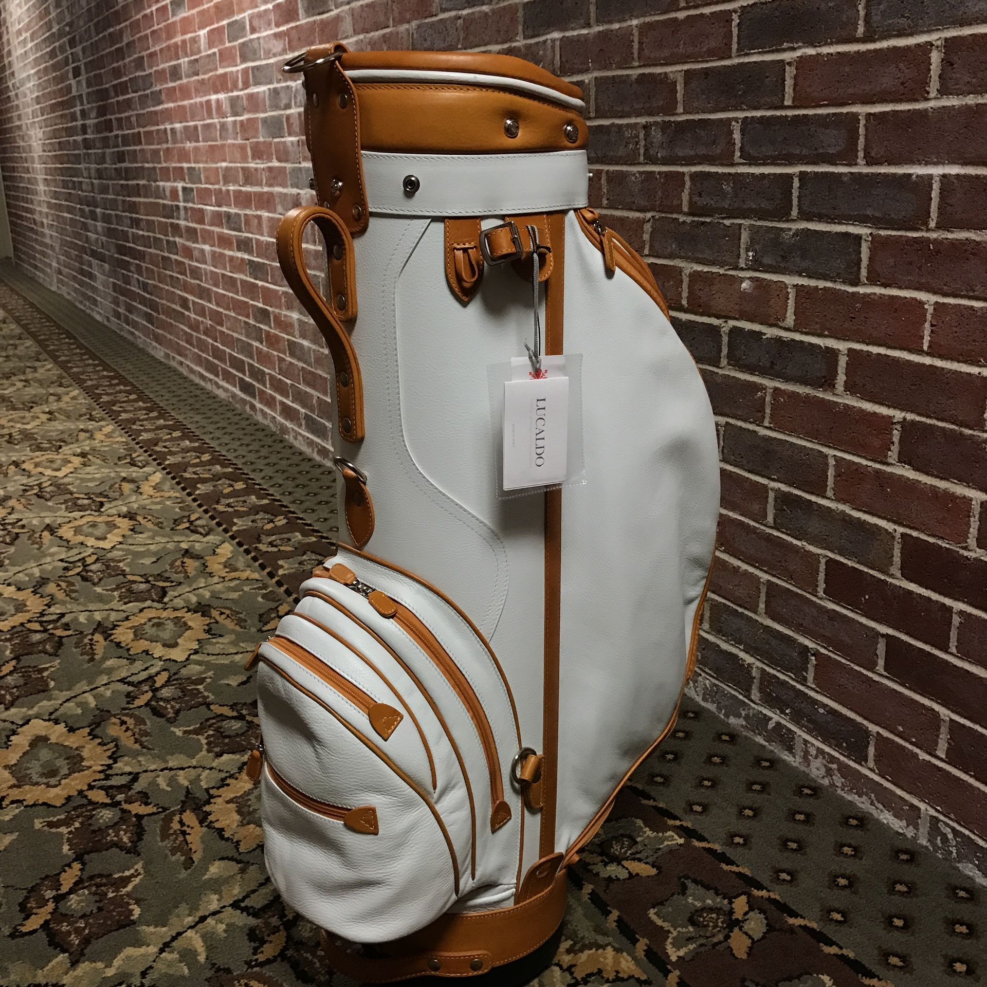 Lucado’s Costantino Rocca Luxury Leather Golf Bag