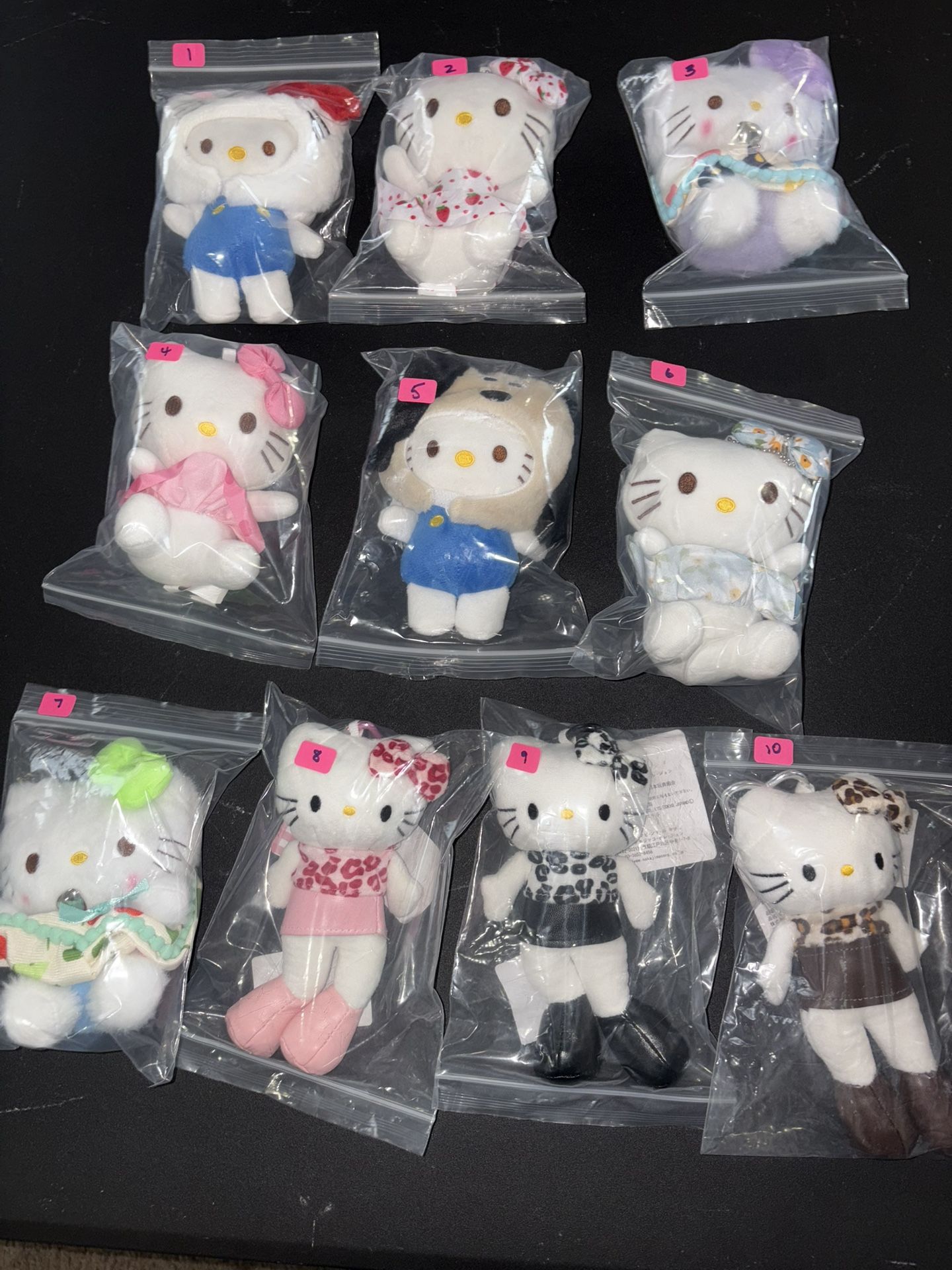 Hello Kitty Plush Doll Keychain Bag Charm