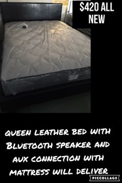 queen with Bluetooth speaker s