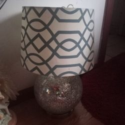 Glass Lamp Turns On Top And Bottom 