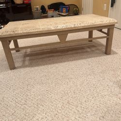 Stone Coffee And End Tables