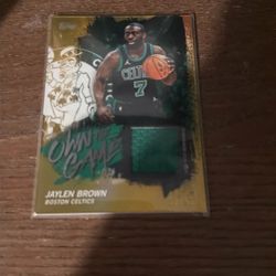 Jaylen Brown Topps Own The Game 32/50 Patch 