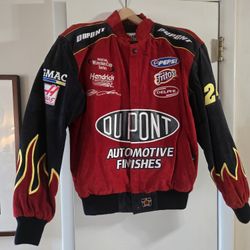 Jeff Gordon Suede Leather Jacket