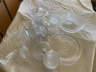 Outdoor Acrylic Drinkware & Serving Set – 15 Pieces