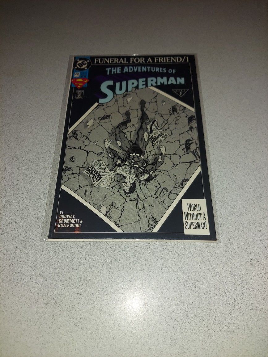 1993 THE ADVENTURES OF SUPERMAN #498 COMIC BAGGED AND BOARDED