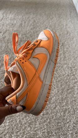 Nike Dunk Low – Orange, Black & White | Size 7