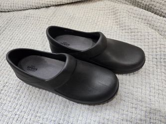 CROCS NERIA PRO 2 Dual Comfort Slip Resistant Clog Black Work/Nurse Shoes Sz 10