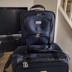 Set 2 Maleta Azul 21"&18" Carry-on