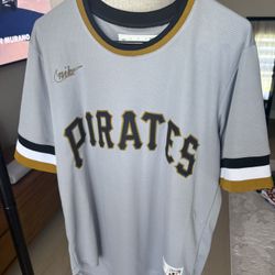 Roberto Clemente Pittsburgh Pirates Nike Road Cooperstown Collection Player Jersey - Gray