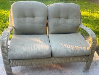 5-Piece Wicker Patio Furniture Set – $300 OBO