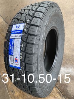 4 new 31-10.50-15 Allterrain