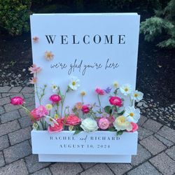 Large Wedding Welcome Sign 