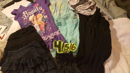 Lot of miscellaneous toddler girl clothes-Size 4, 5 and, 6 in kids