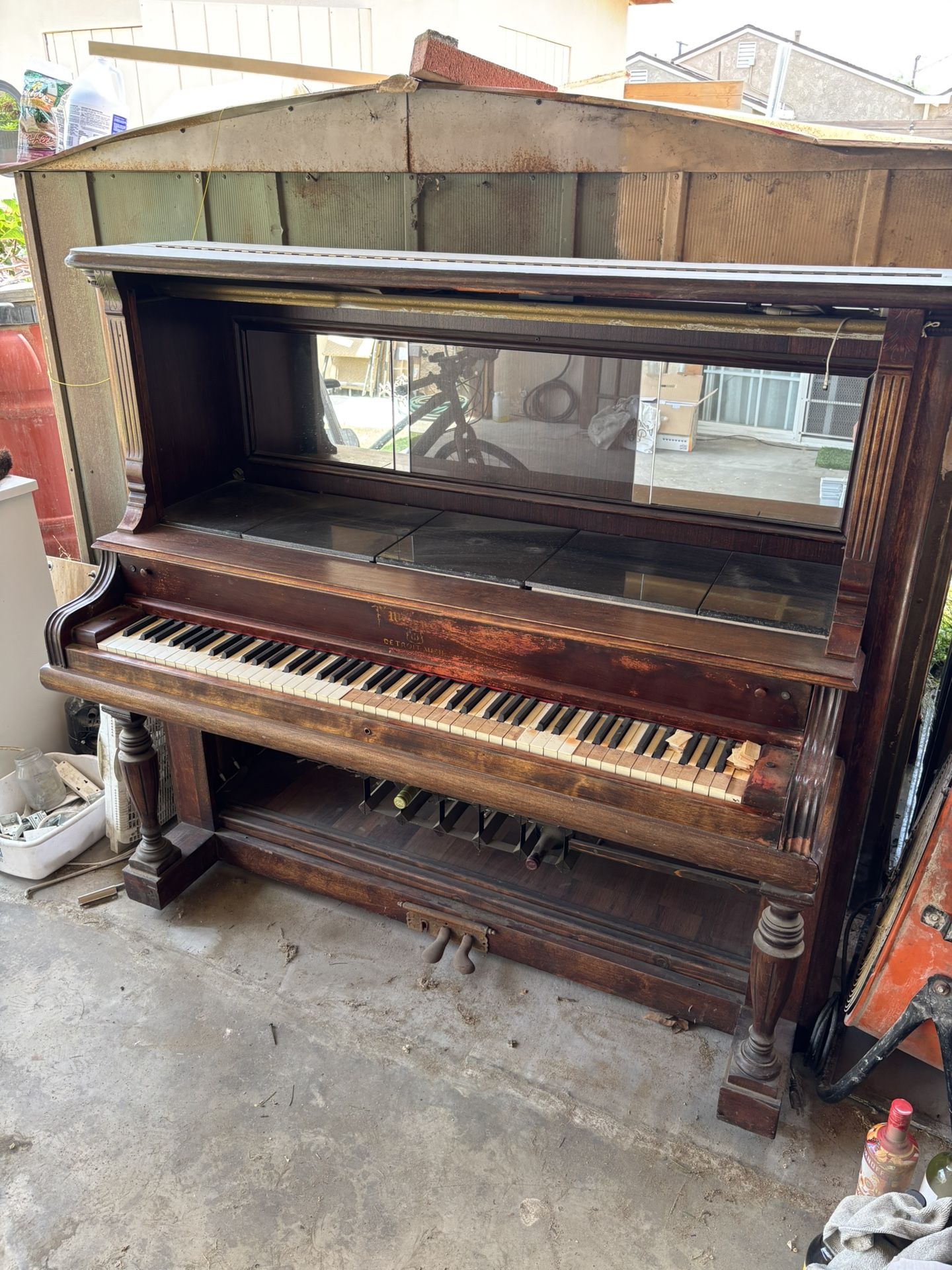 Piano Bar rustic custom build