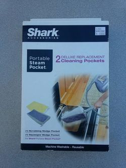 2 Shark Deluxe cleaning pockets for shark portable Steam Pocket