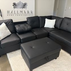 NEW Sectionals With Ottomans
