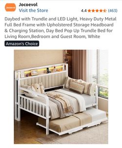 Daybed twin trundle