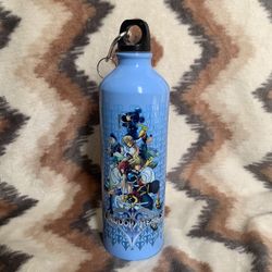 Disney Kingdom Hearts Steel Water Blue Screw Top
