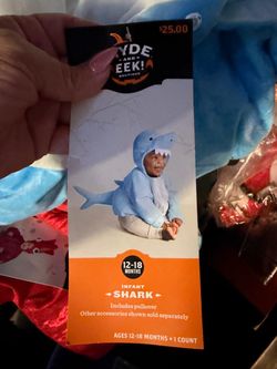Hyde & EEK Infant Shark Halloween Costume 12-18M