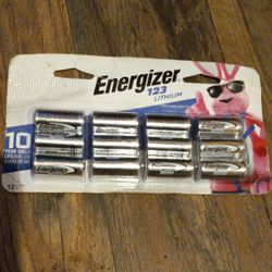 Energizer 123 Lithium Batteries (12 Pack)