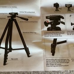 Professional 51inches Phone Tripod