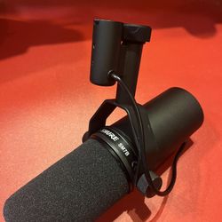 Shure SM7B dynamic vocal Studio Mic for Podcast, Broadcast & Recording. For XLR Connector.  
