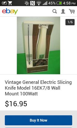 Vintage General Electric Slicing Knife