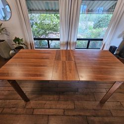 Mid Century Extendable Dining Table, 71" To 87"