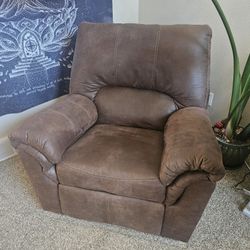TWO Brown Microfiber Recliners (NEW)