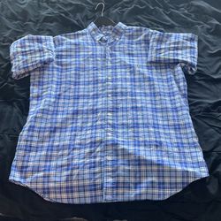 Polo Ralph Lauren Blue & White Plaid Button Down