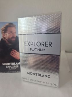 MONTBLANC EXPLORER PLATINUM 3.4OZ/100ML,  NEW SEALED BOX