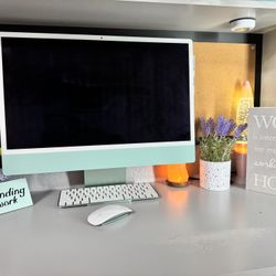 💻 24” Green Apple iMac (M1, 2021) – $950 (Like New, with Mouse & Keyboard)