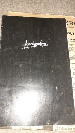Apocalypse now souvenir program